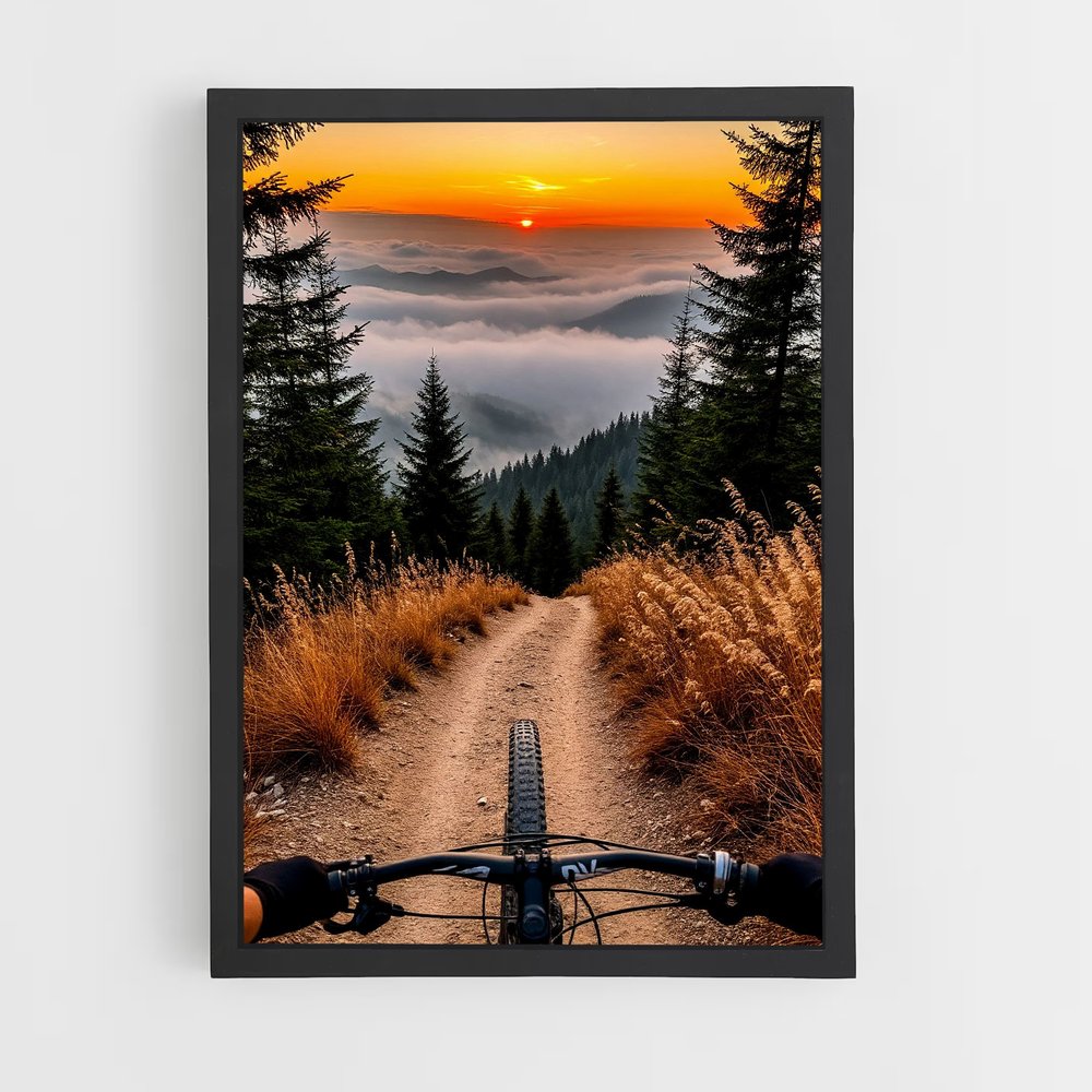 Poster Piste Sauvage – affiche Cyclisme (vue 2)